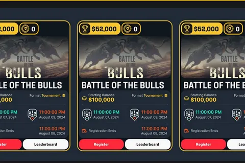 BullRush competition cards, Tournament card redesign