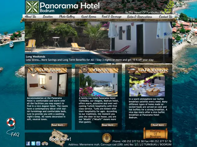 Hotel Panorama Bodrum, Branding mockup